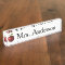 Apple Teacher Nameplate for desk