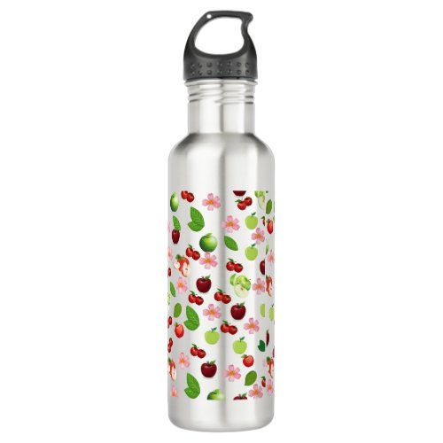 Apple themed water bottle