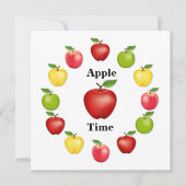 Apple Time, Delicious, Granny Smith, Pink Variety (Front)