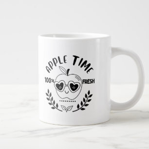 Apple Time Giant Coffee Mug