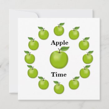 Apple Time  Granny Smith by pomegranate_gallery at Zazzle