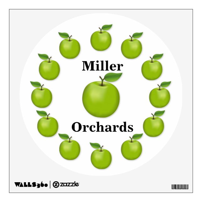 Apple Time, Granny Smith Wall Decal (Front)