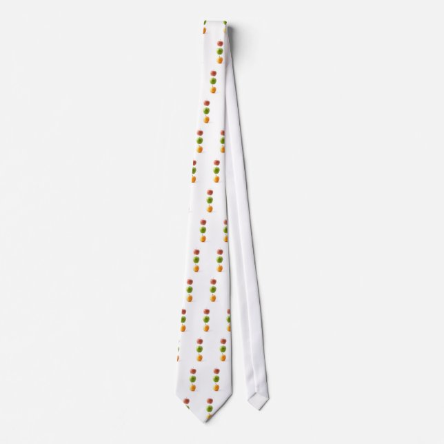 Apple Time Neck Tie (Front)