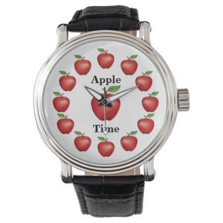 Apple Time, Red Delicious Wristwatch