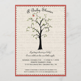 Apple Tree Baby Shower Invitation