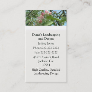 Apple Tree Blossom Business Card