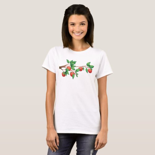 Apple Tree Branch T_Shirt