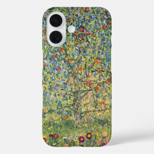 Apple Tree by Gustav Klimt, Vintage Art Nouveau iPhone 16 Case