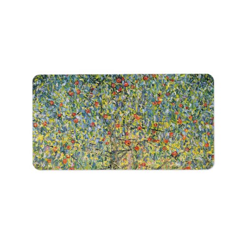 Apple Tree by Gustav Klimt Vintage Art Nouveau Label