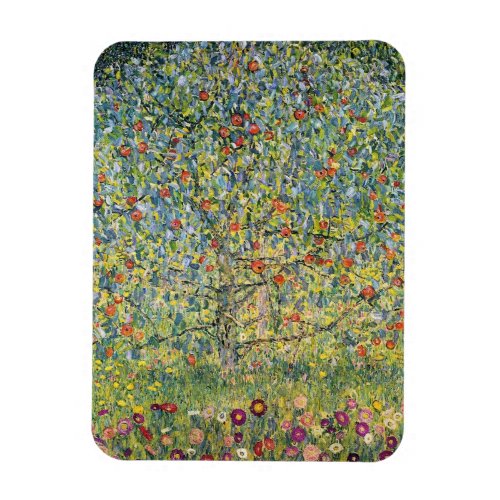 Apple Tree by Gustav Klimt Vintage Art Nouveau Magnet