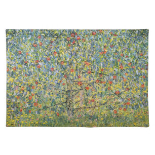 Apple Tree by Gustav Klimt, Vintage Art Nouveau Placemat