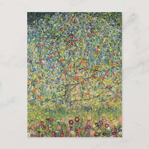 Apple Tree by Gustav Klimt Vintage Art Nouveau Postcard