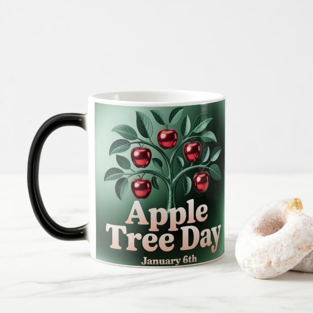 Apple Tree Day Morphing Mug (With Donut)