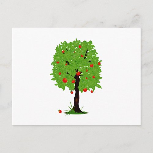 apple tree ecology designpng postcard