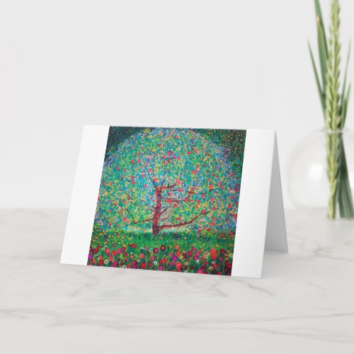 Apple Tree Gustav Klimt Card