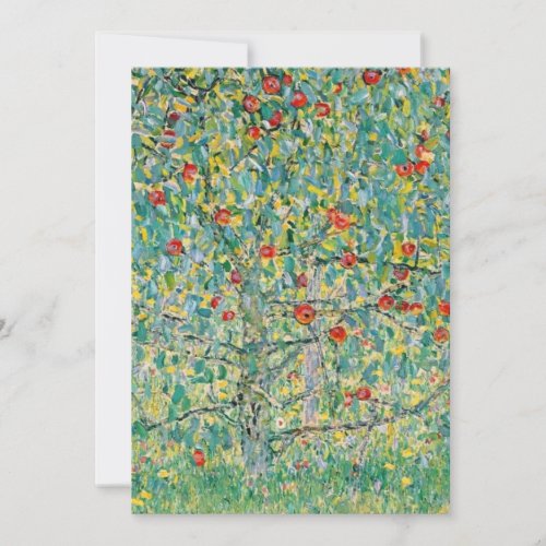 Apple Tree Gustav Klimt Invitation