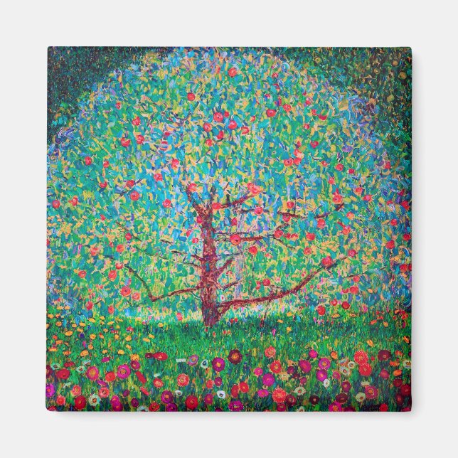 Apple Tree, Gustav Klimt Magnet (Front)