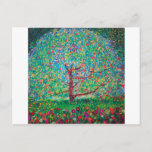 Apple Tree, Gustav Klimt Postcard<br><div class="desc">Gustav Klimt (July 14, 1862 – February 6, 1918) was an Austrian symbolist painter and one of the most prominent members of the Vienna Secession movement. Klimt is noted for his paintings, murals, sketches, and other objets d'art. In addition to his figurative works, which include allegories and portraits, he painted...</div>