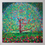 Apple Tree, Gustav Klimt Poster<br><div class="desc">Gustav Klimt (July 14, 1862 – February 6, 1918) was an Austrian symbolist painter and one of the most prominent members of the Vienna Secession movement. Klimt is noted for his paintings, murals, sketches, and other objets d'art. In addition to his figurative works, which include allegories and portraits, he painted...</div>