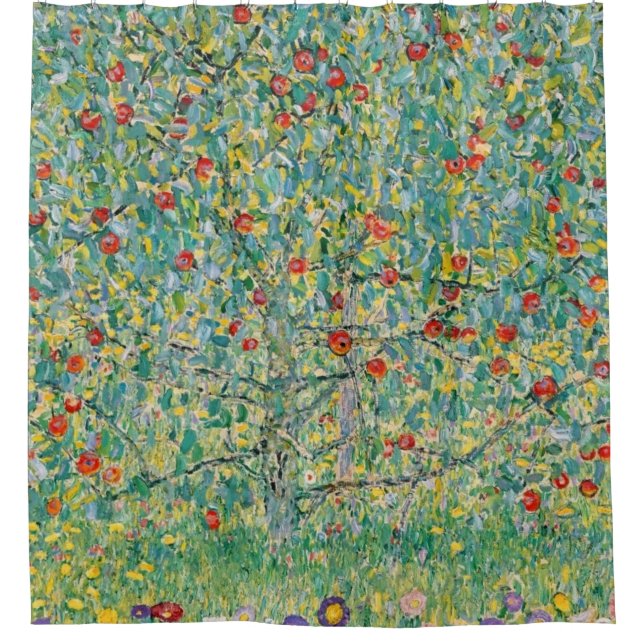 Apple Tree Gustav Klimt Shower Curtain (Front)
