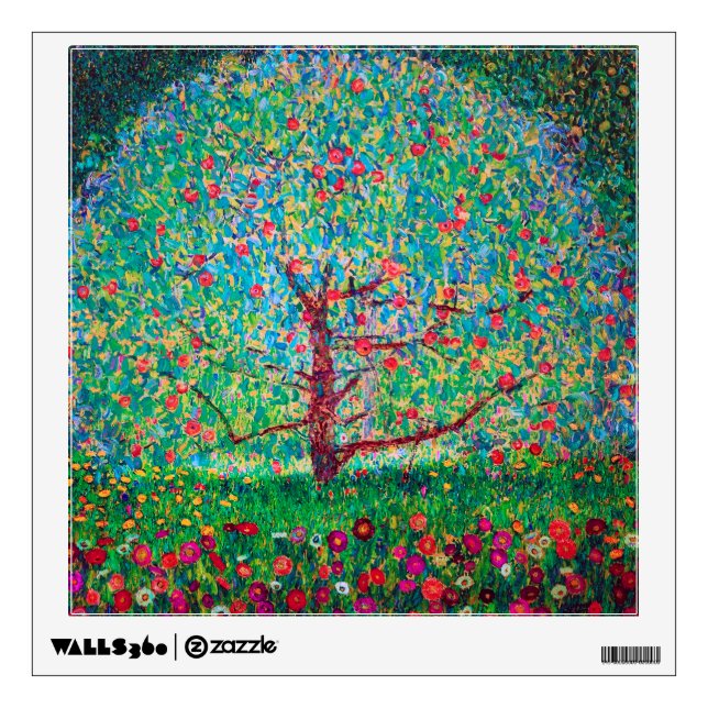Apple Tree, Gustav Klimt Wall Decal (Front)