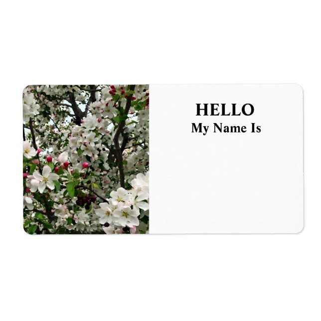 Apple Tree In Bloom Label (Front)
