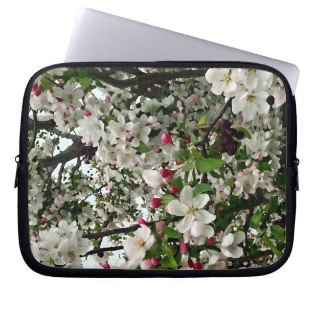 Apple Tree In Bloom Laptop Sleeve (Front)