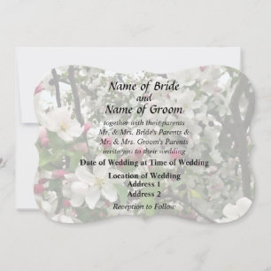 Apple Tree In Bloom Wedding Products Invitation
