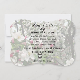 Apple Tree In Bloom Wedding Products Invitation