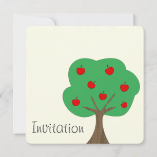 Apple Tree Invitation