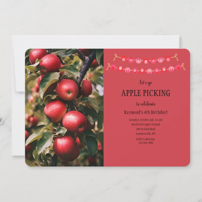 Apple Tree Invitation (Front)