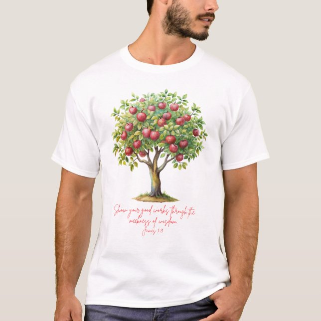 Apple Tree James 3:13  T-Shirt (Front)