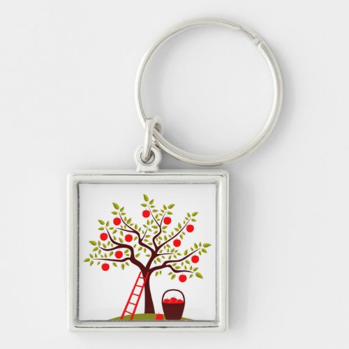 Apple Tree Keychain