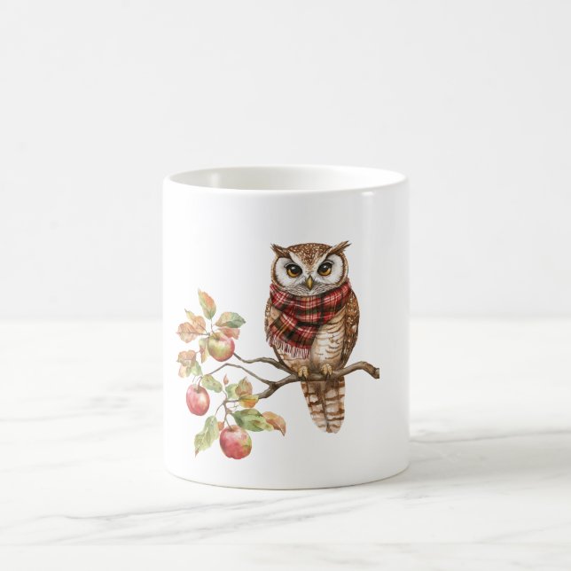 Apple Tree Owl Coffee Mug (Center)