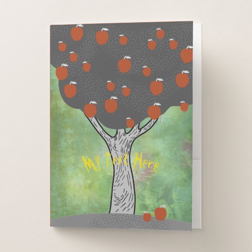 Apple Tree  Pocket Folder