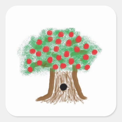 Apple tree stickers