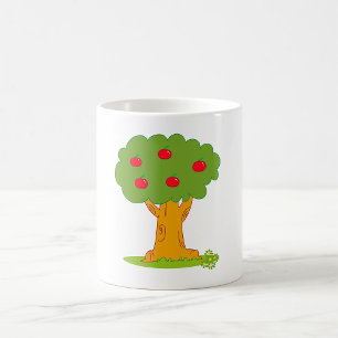 Apple Tree Whimsical Red Apples Coffee Mug