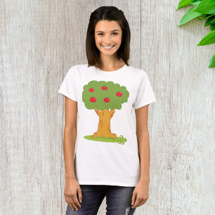 Apple Tree Whimsical Red Apples T-Shirt