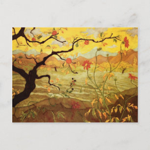 Apple Tree with Red Fruit Postcard