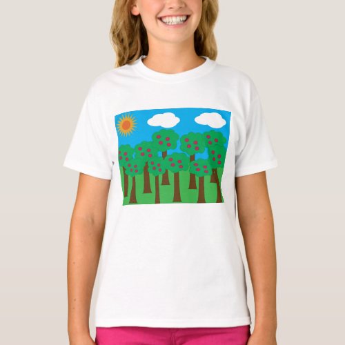 Apple Trees Girls T_Shirt