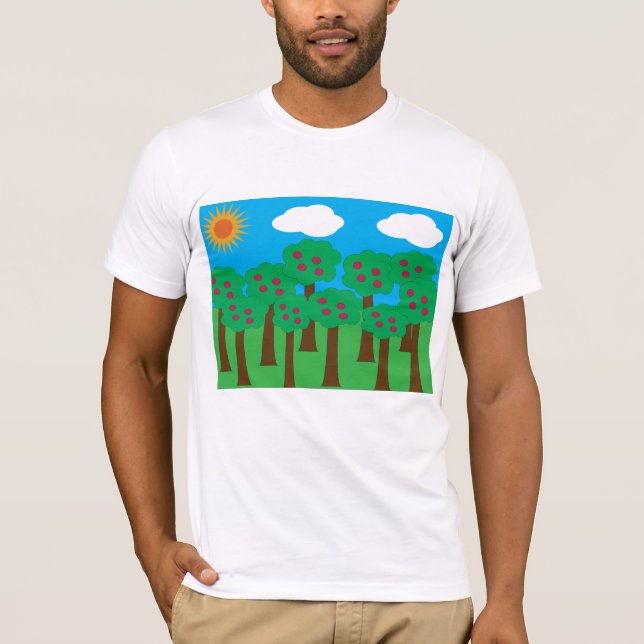 Apple Trees Mens T-Shirt (Front)