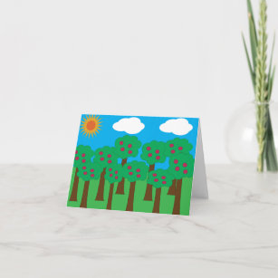 Apple Trees Note Cards