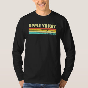 Apple Valley Mn Minnesota City Home Roots Retro 80 T-Shirt