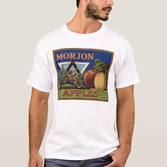 Apple Vintage Old Retro Crate Product Goods Labels T-Shirt