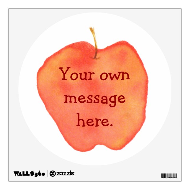 Apple Wall Sticker (Front)