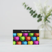 Apple Wallpaper, Your Name Here Business Card (Standing Front)
