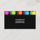 Apple Wallpaper, Your Name Here Business Card (Back)