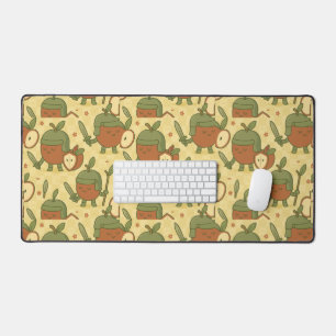 Apple Warriors Brave Fruit Desk Mat