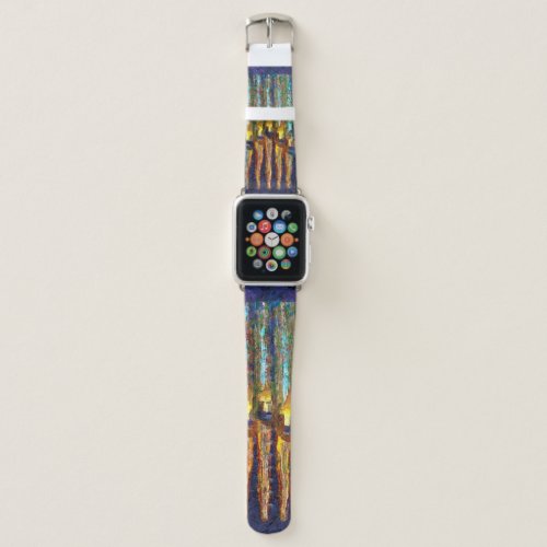 Apple watch band for organists