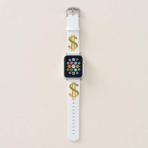 Apple Watch Band Gold Dollar Sign